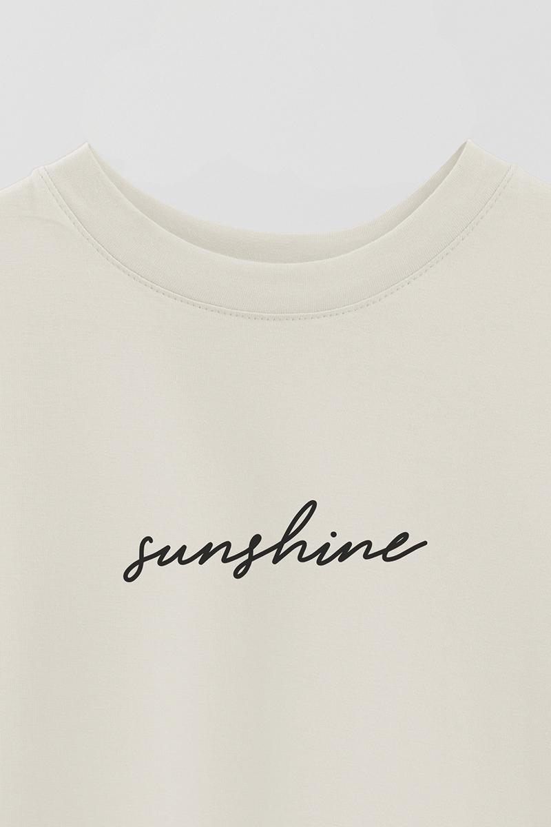 REMERA OVER ESTAMPADA UNISEX SUNSHINE