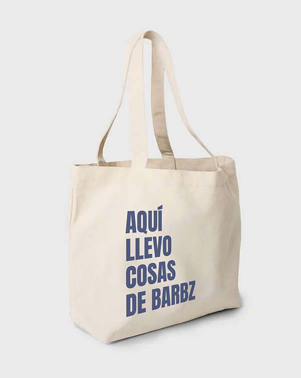 TOTE BAG AQUI LLEVO BARBZ