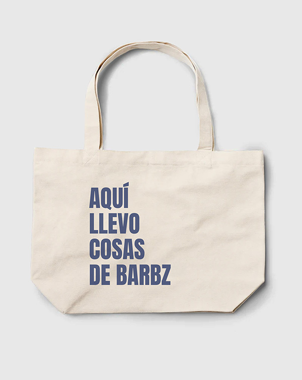 TOTE BAG AQUI LLEVO BARBZ
