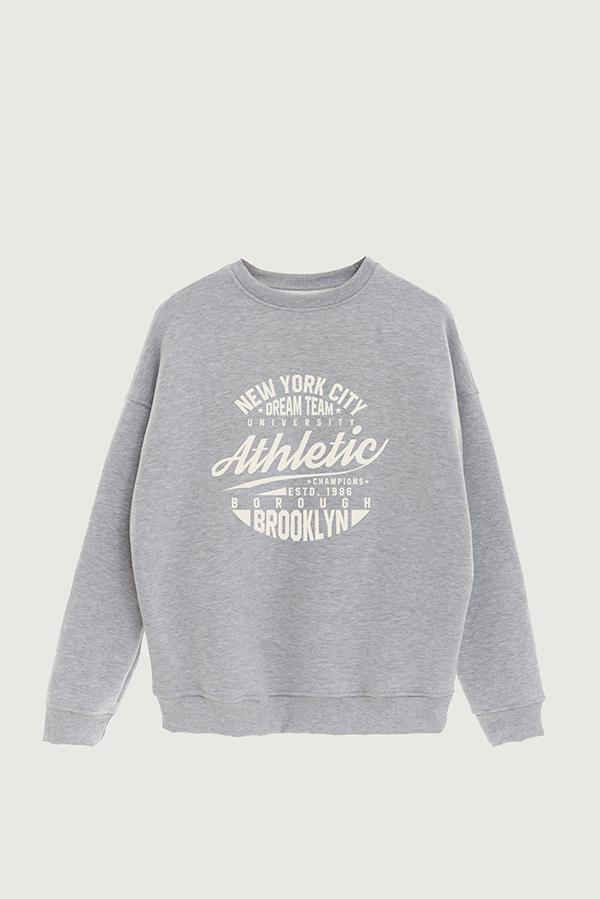 BUZO CREWNECK ESTAMPADO VARSITY NYC DREAM