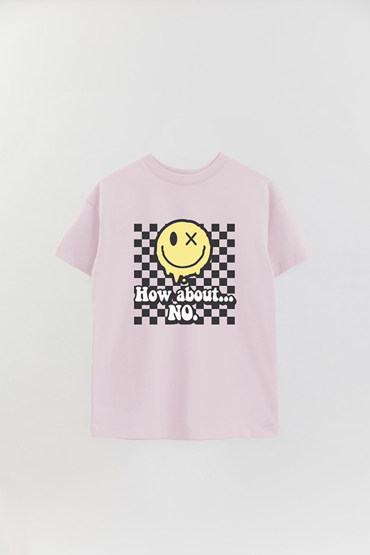 REMERA OVER ESTAMPADA LV5 HOW ABOUT NO