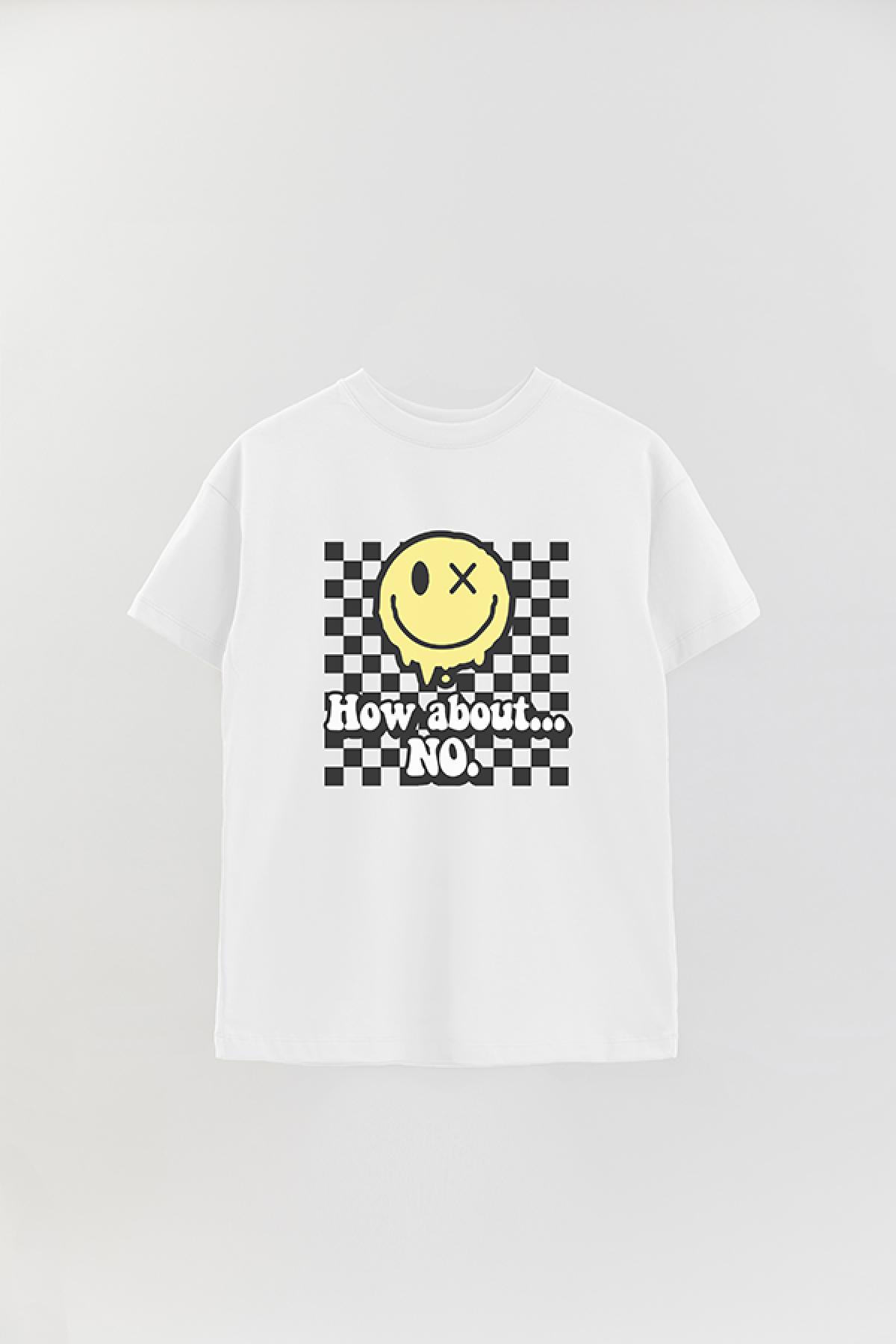 REMERA OVER ESTAMPADA LV5 HOW ABOUT NO