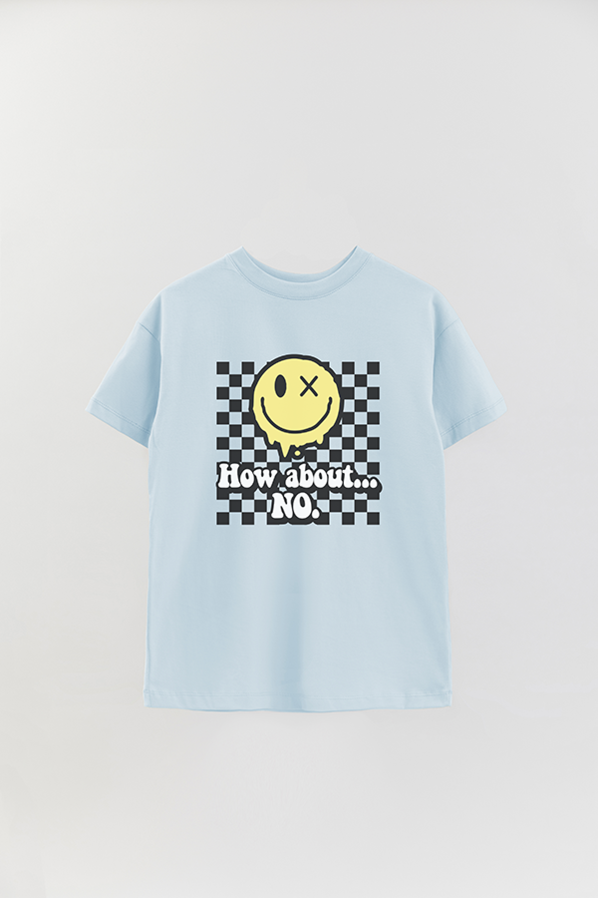 REMERA OVER ESTAMPADA LV5 HOW ABOUT NO