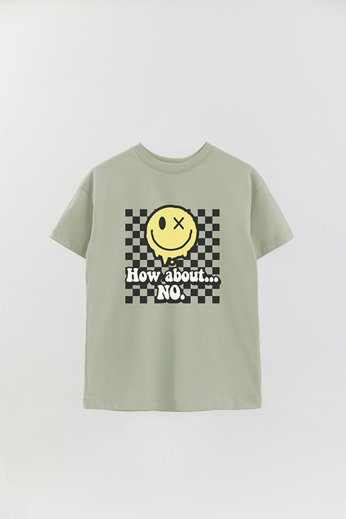 REMERA OVER ESTAMPADA LV5 HOW ABOUT NO