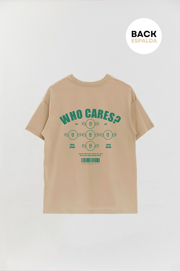 REMERA OVER FB CARTOON WHO CARES