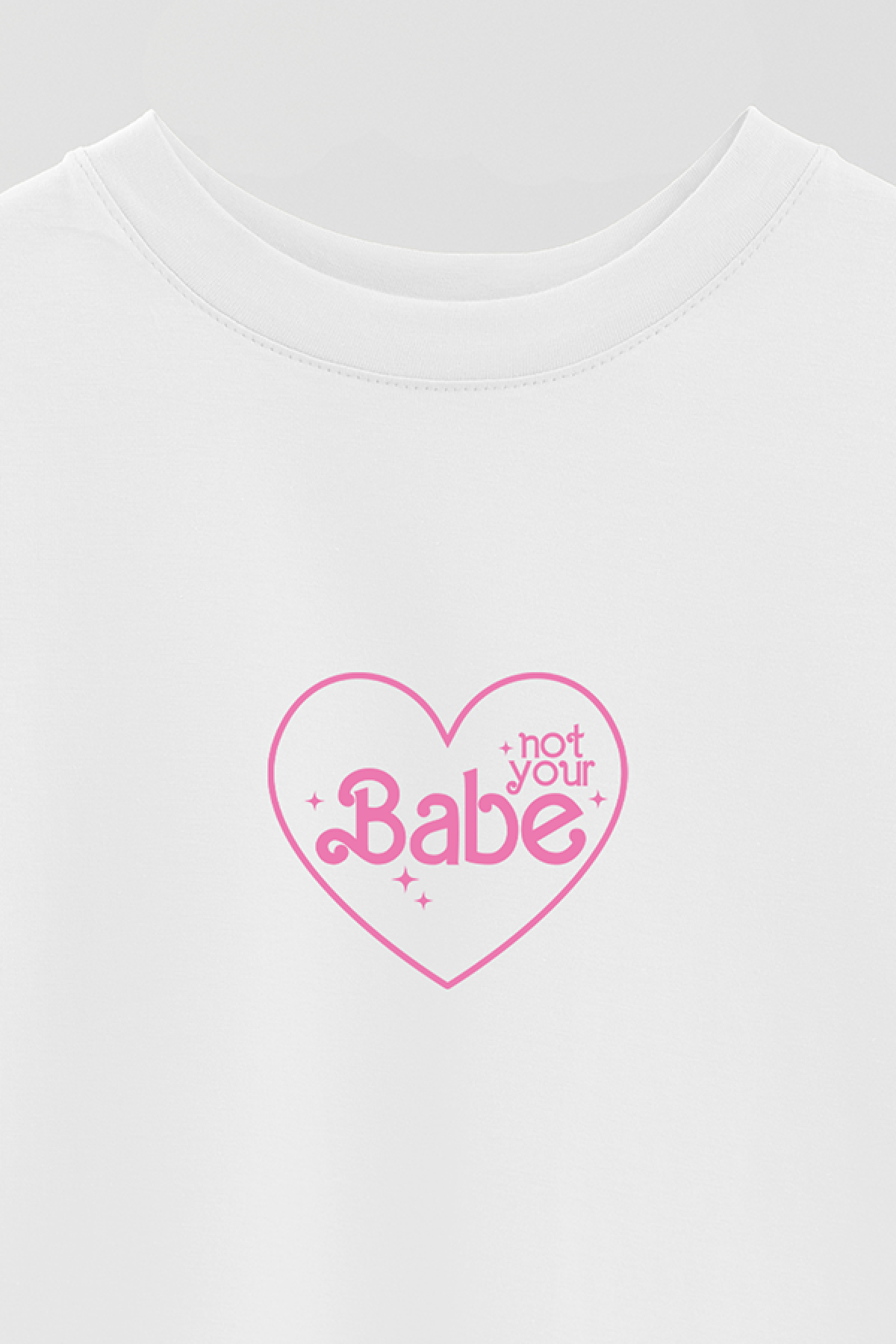 REMERA OVER ESTAMPADA LV4 NOT YOUR BABE
