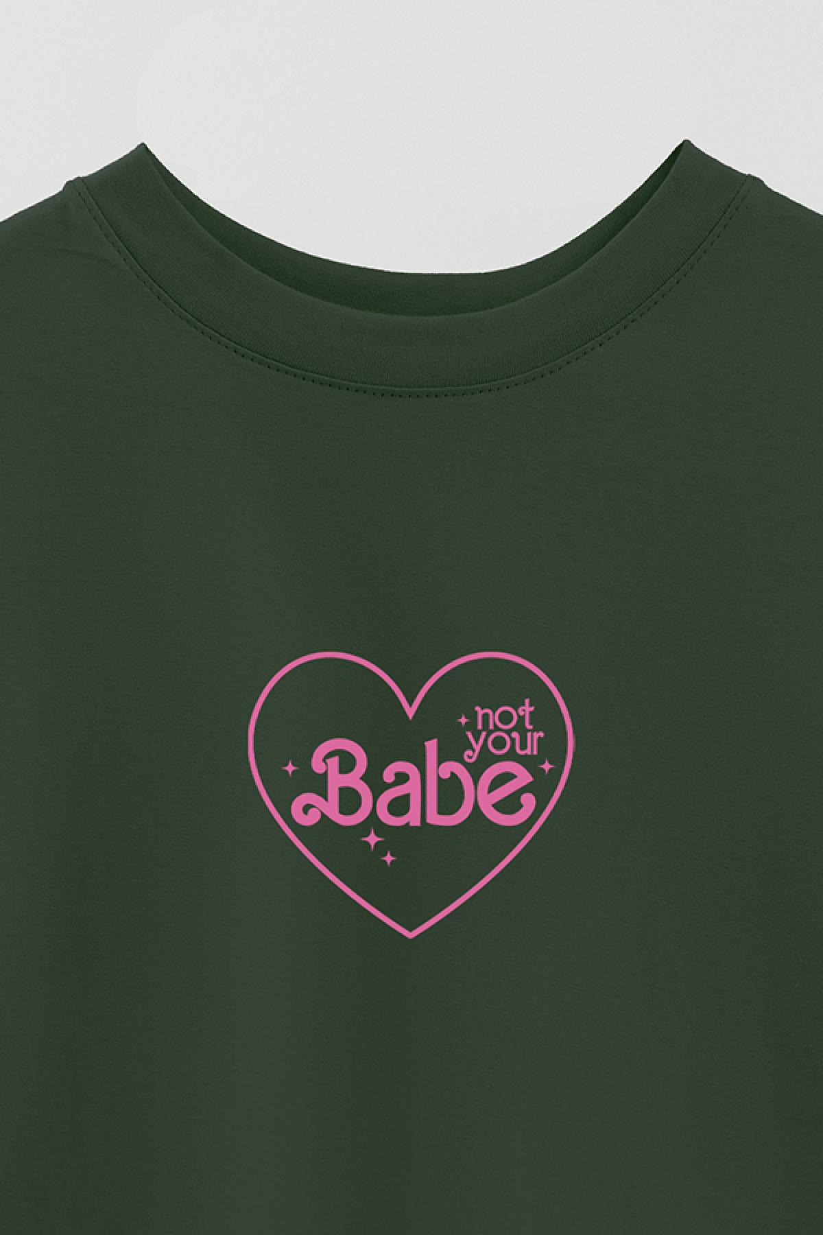 REMERA OVER ESTAMPADA LV4 NOT YOUR BABE