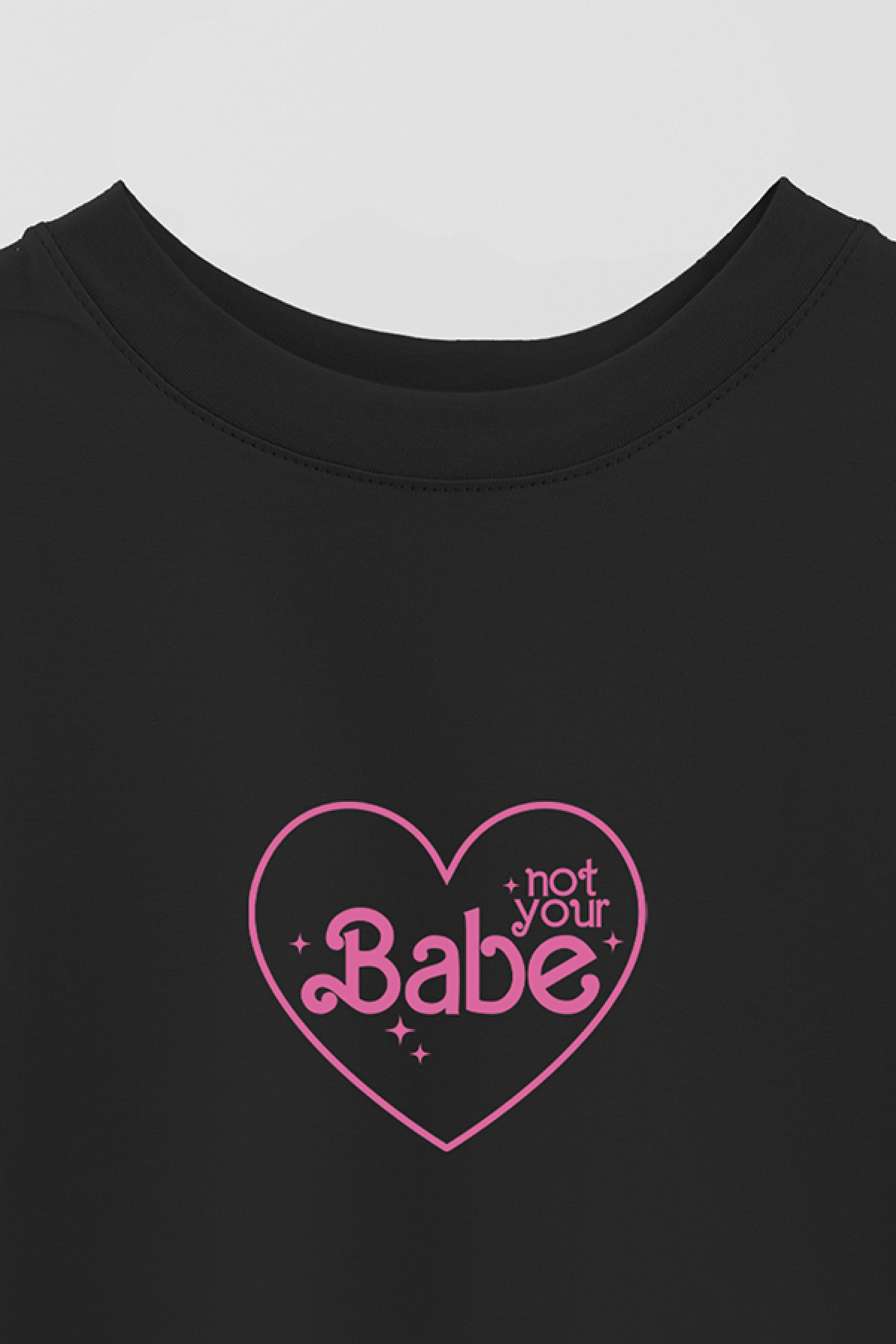 REMERA OVER ESTAMPADA LV4 NOT YOUR BABE