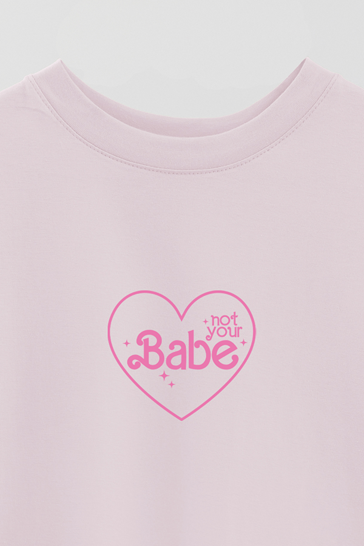 REMERA OVER ESTAMPADA LV4 NOT YOUR BABE
