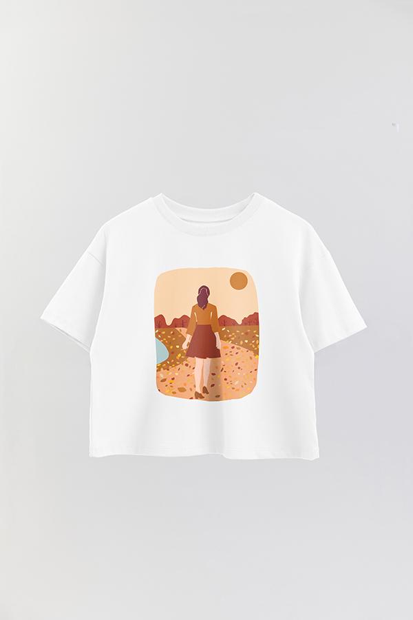 REMERA CROP ESTAMPADA ART 78