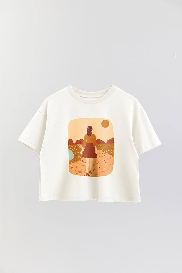 REMERA CROP ESTAMPADA ART 78