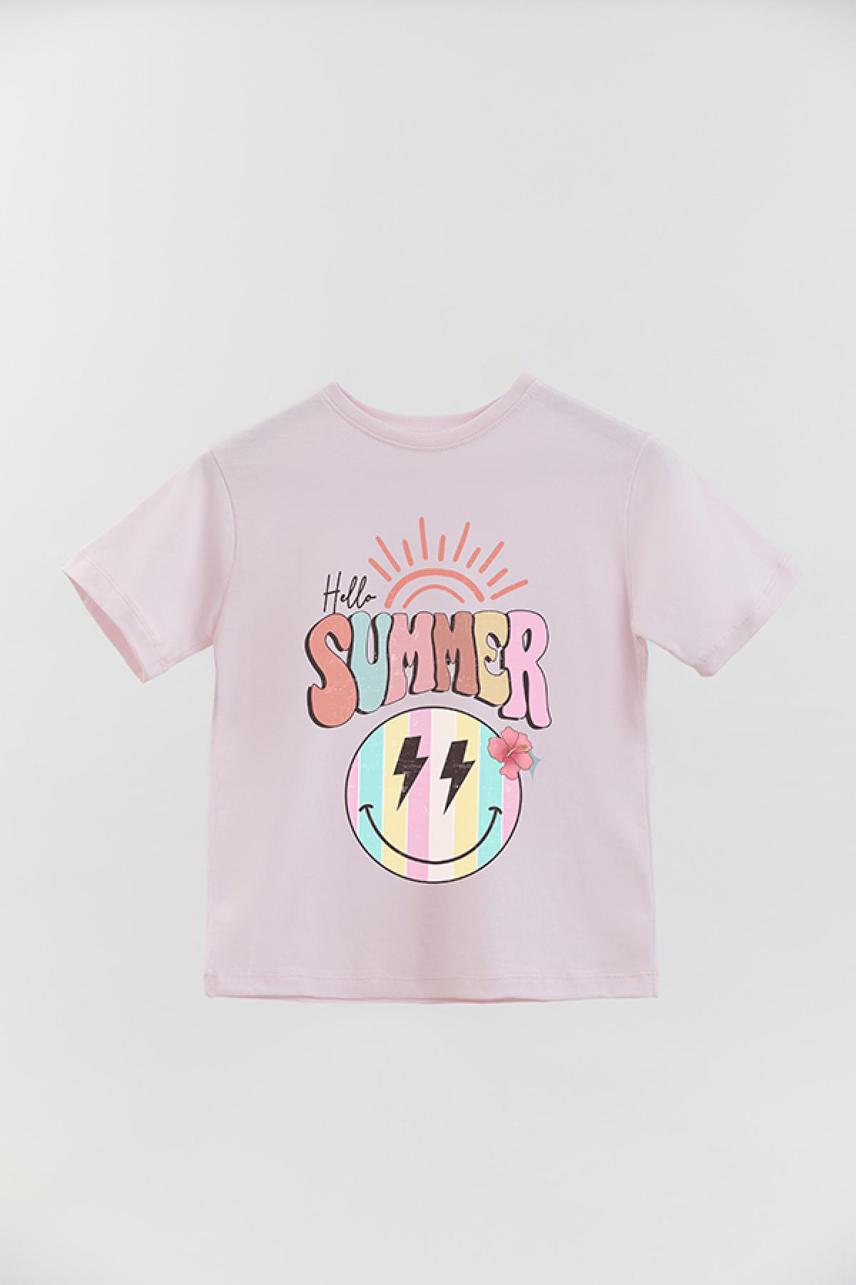 REMERA BASIC GIRL RT HELLO SUMMER