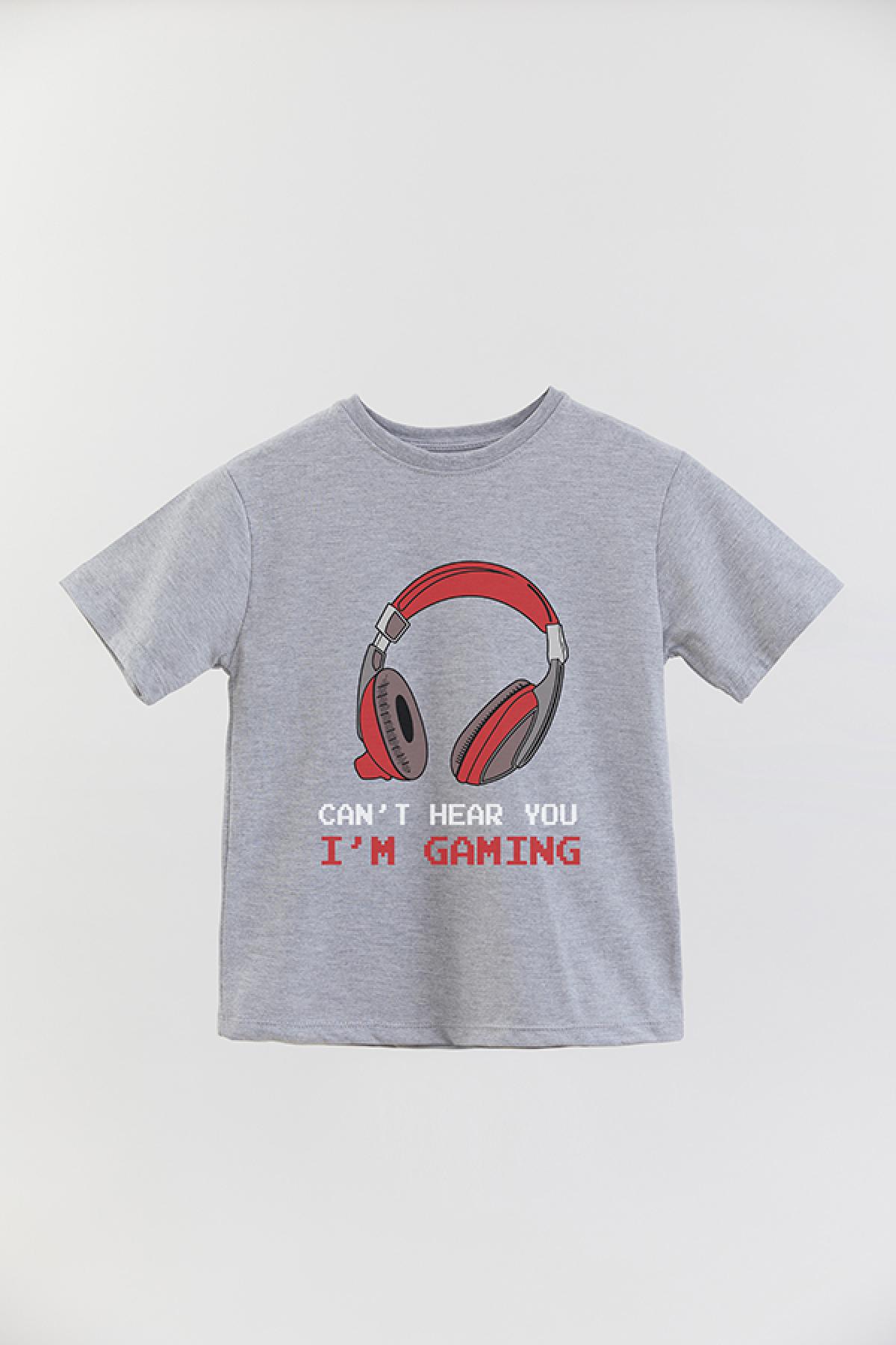 REMERA BASIC BOY GM CAN'T HEAR YOU RED