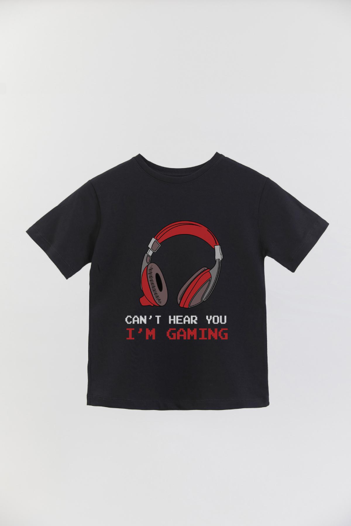 REMERA BASIC BOY GM CAN'T HEAR YOU RED