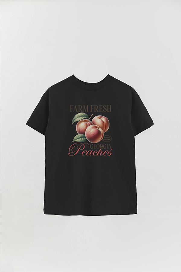 REMERA OVER ESTAMPADA HARVEST GEORGIA PEACHES