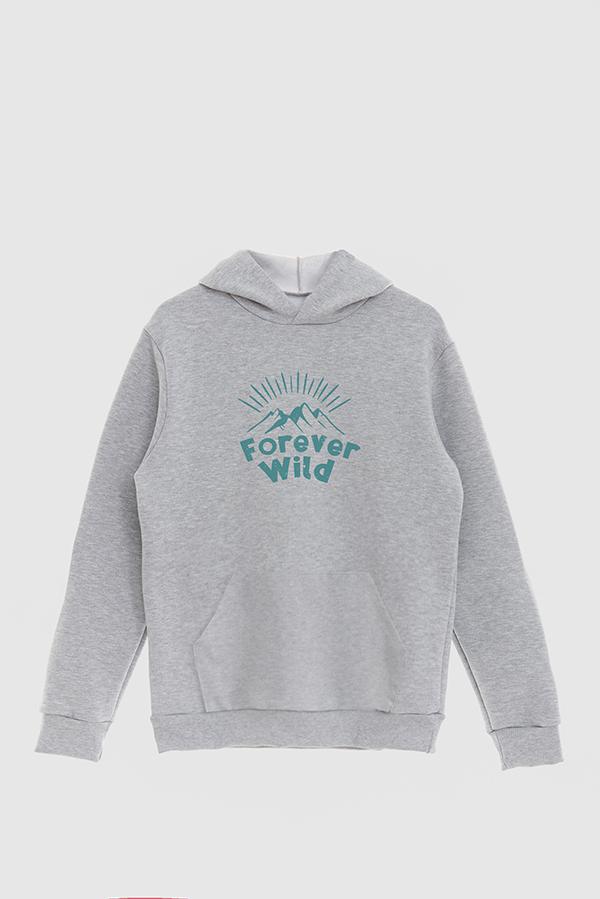 HOODIE ESTAMPADO FOREVER WILD