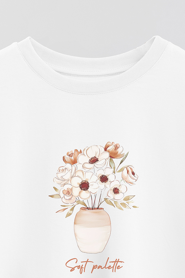 REMERA CROP ESTAMPADA COASTAL SOFT PALETTE