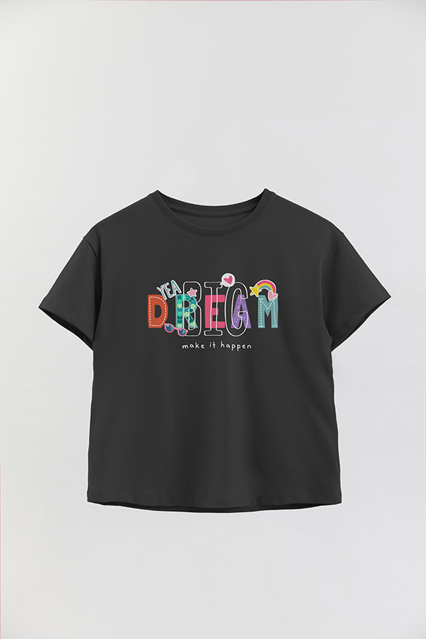 REMERA GIRL OVER BIG DREAMS