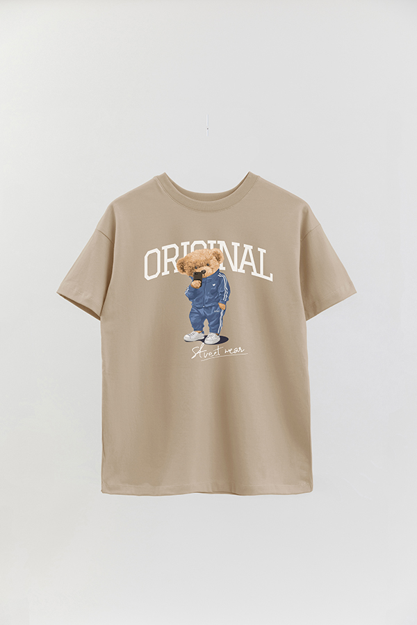 REMERA OVER ESTAMPADA UNISEX TEDDY ORIGINAL
