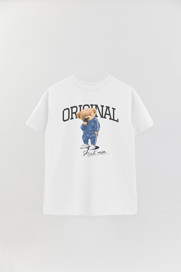 REMERA OVER ESTAMPADA UNISEX TEDDY ORIGINAL