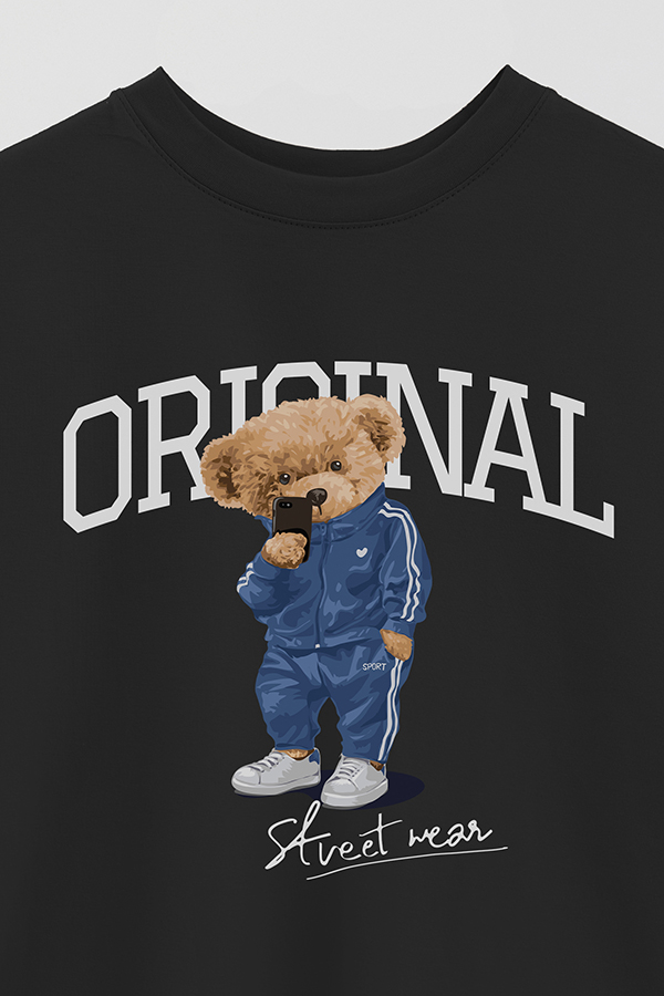 REMERA OVER ESTAMPADA UNISEX TEDDY ORIGINAL