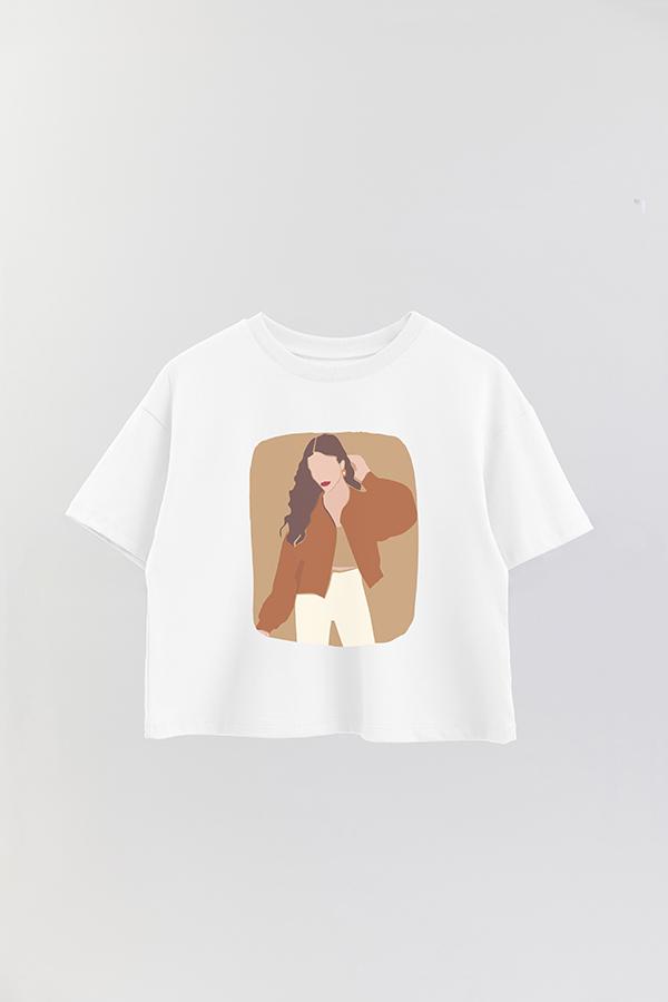 REMERA CROP ESTAMPADA ART 69