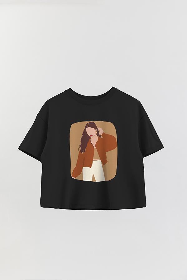REMERA CROP ESTAMPADA ART 69