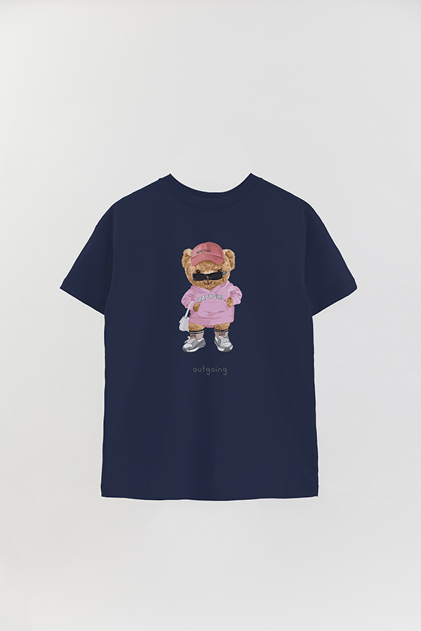 REMERA OVER ESTAMPADA UNISEX TEDDY BABY GIRL