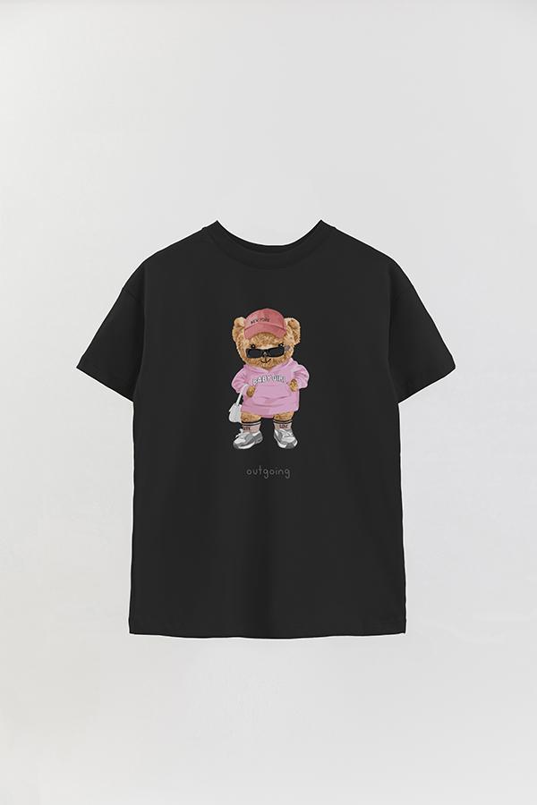 REMERA OVER ESTAMPADA UNISEX TEDDY BABY GIRL