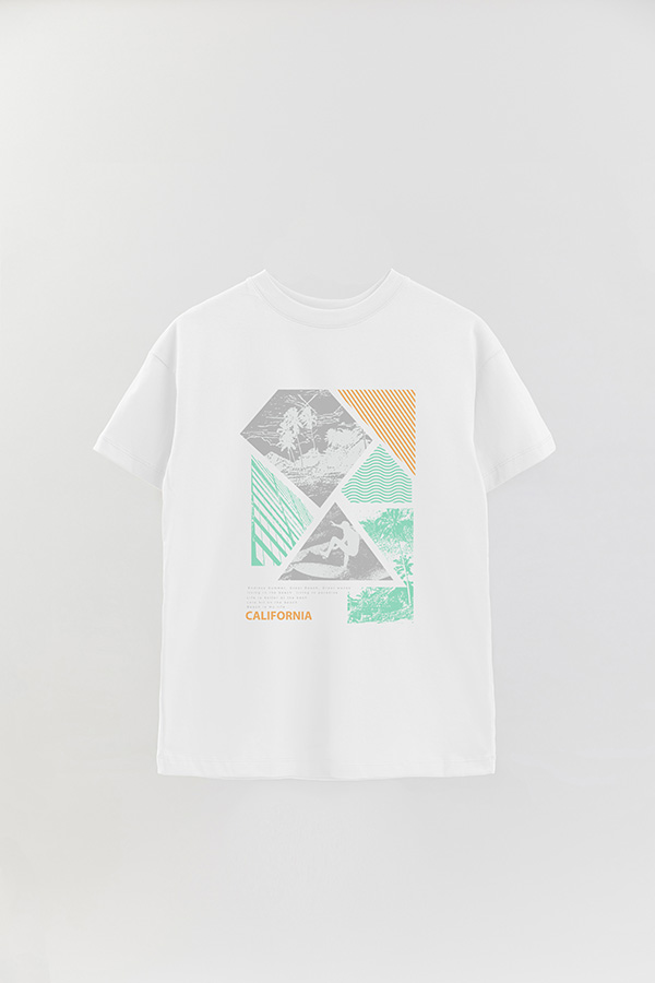 REMERA OVER ESTAMPADA