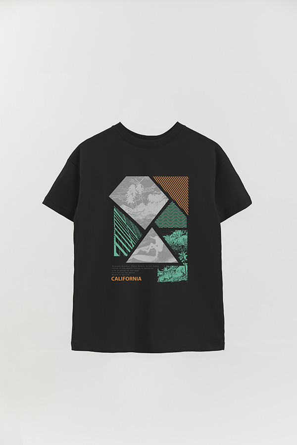 REMERA OVER ESTAMPADA