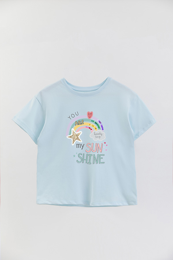 REMERA GIRL OVER YOU ARE MY SUNSHINE