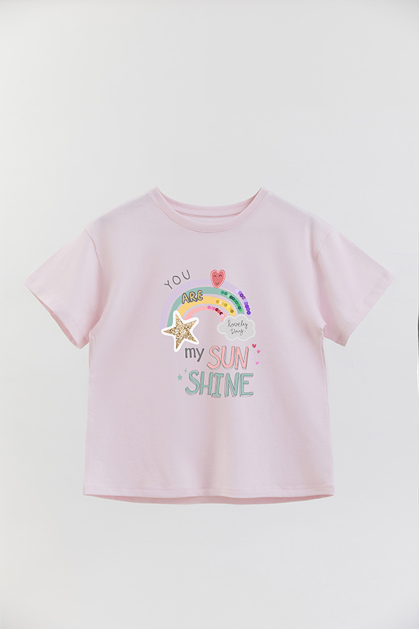 REMERA GIRL OVER YOU ARE MY SUNSHINE
