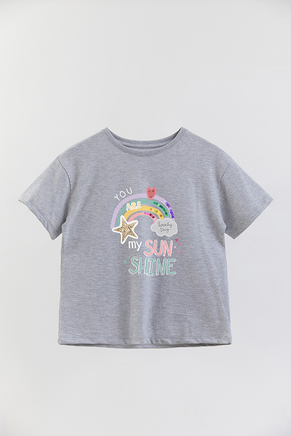 REMERA GIRL OVER YOU ARE MY SUNSHINE