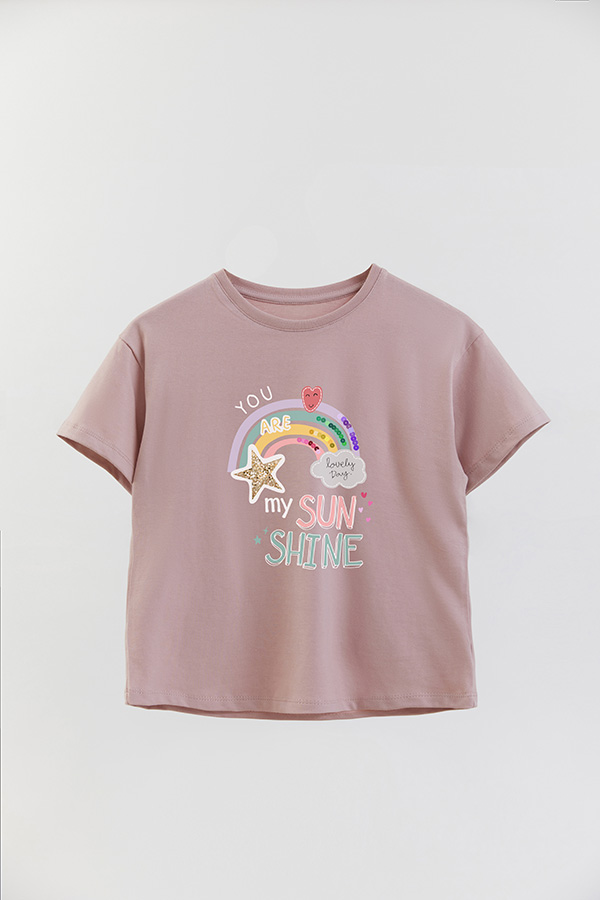 REMERA GIRL OVER YOU ARE MY SUNSHINE