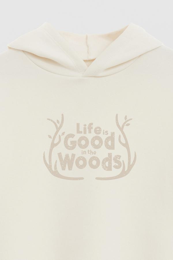 HOODIE ESTAMPADO LIFE IS GOOD ON THE WOODS