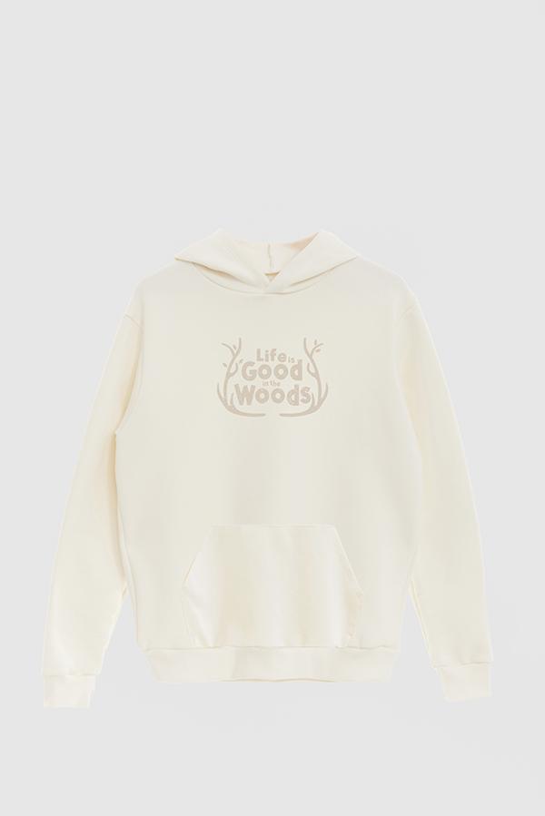 HOODIE ESTAMPADO LIFE IS GOOD ON THE WOODS