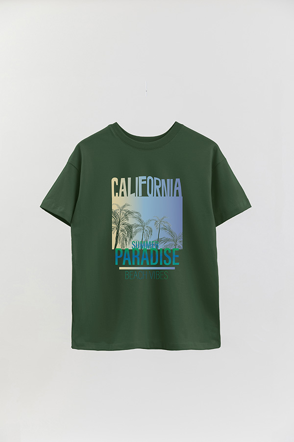 REMERA OVER ESTAMPADA PARADISE