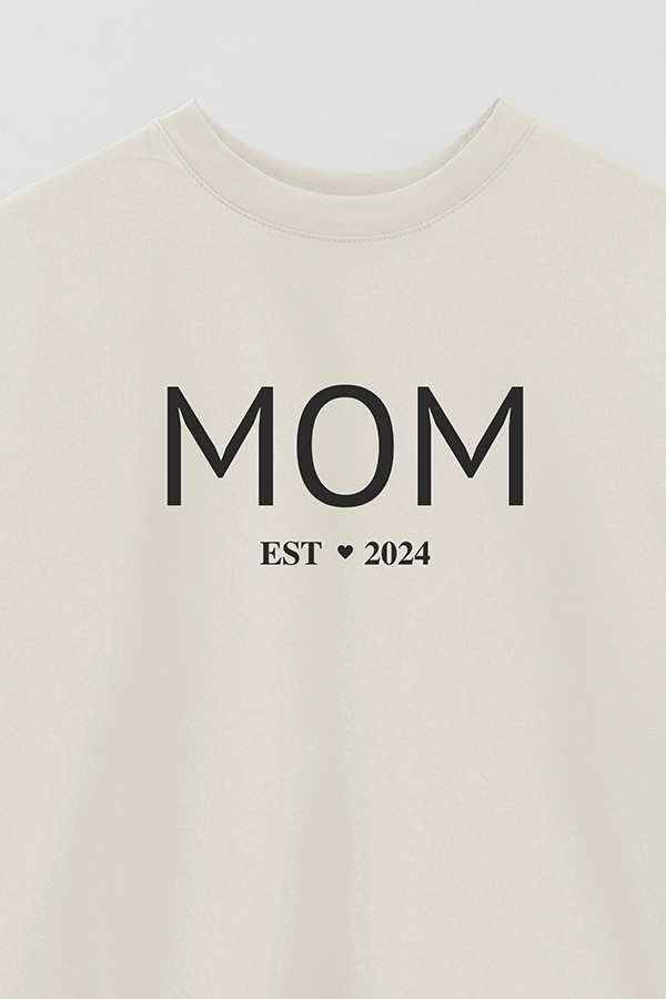 REMERA OVER ESTAMPADA DDP MINIMAL MOM