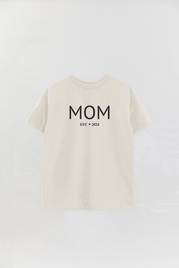 REMERA OVER ESTAMPADA DDP MINIMAL MOM
