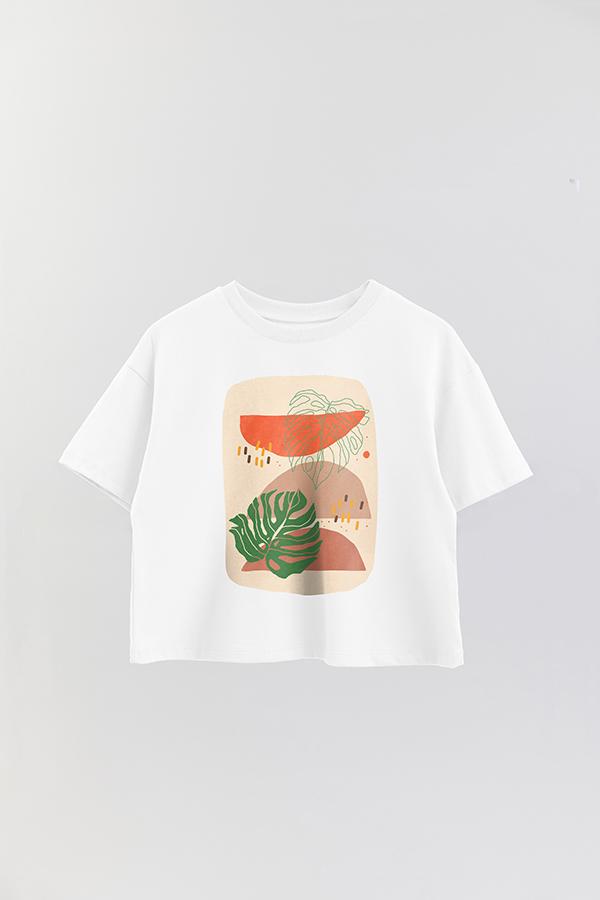 REMERA CROP ESTAMPADA ART 11