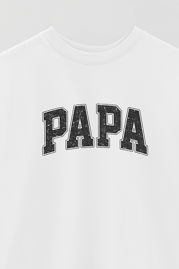 REMERA OVER ESTAMPADA DDP GRUNGE PAPA