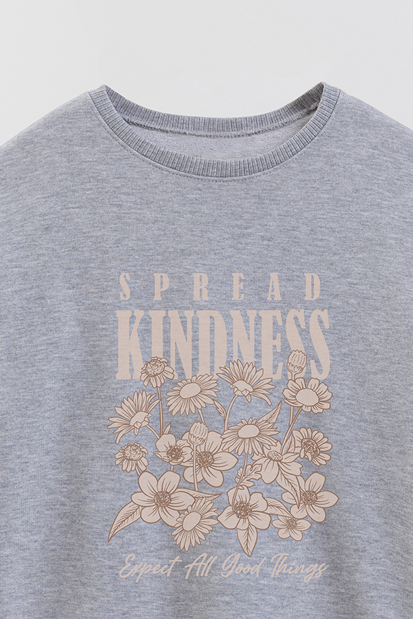 BUZO CREWNECK RUSTICO GIRL CUTE GIRLY SPREAD KINDNESS