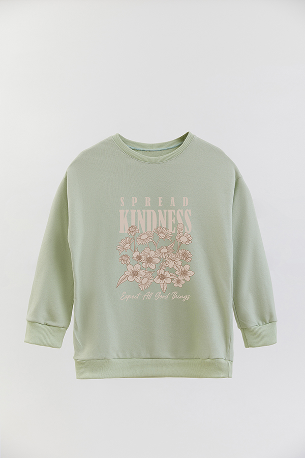 BUZO CREWNECK RUSTICO GIRL CUTE GIRLY SPREAD KINDNESS