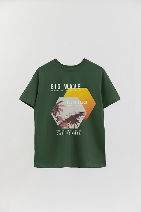 REMERA OVER ESTAMPADA BIG WAVE