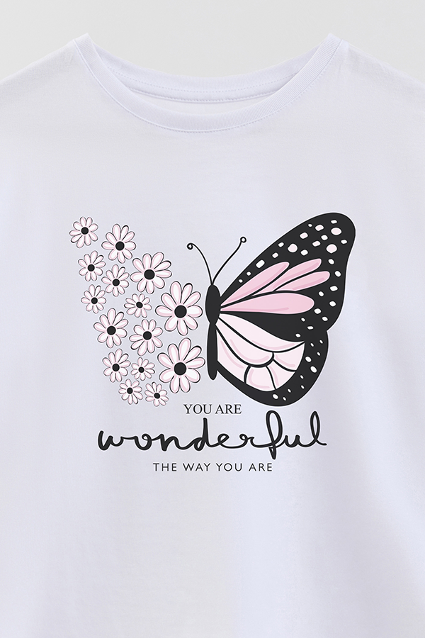 REMERA GIRL OVER YOU ARE WONDERFUL