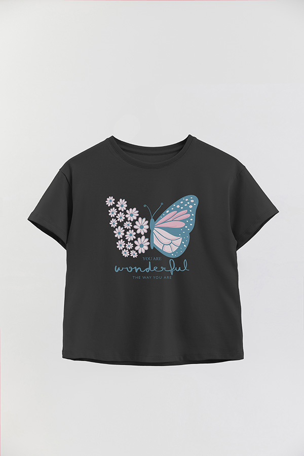 REMERA GIRL OVER YOU ARE WONDERFUL