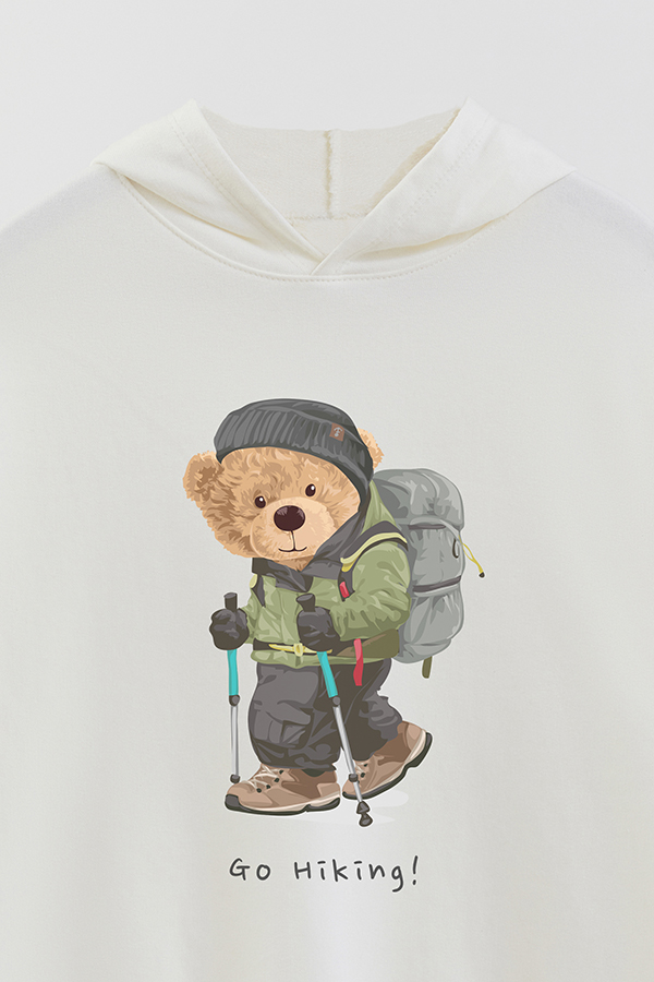 HOODIE RUSTICO BOY TEDDY GO HIKING