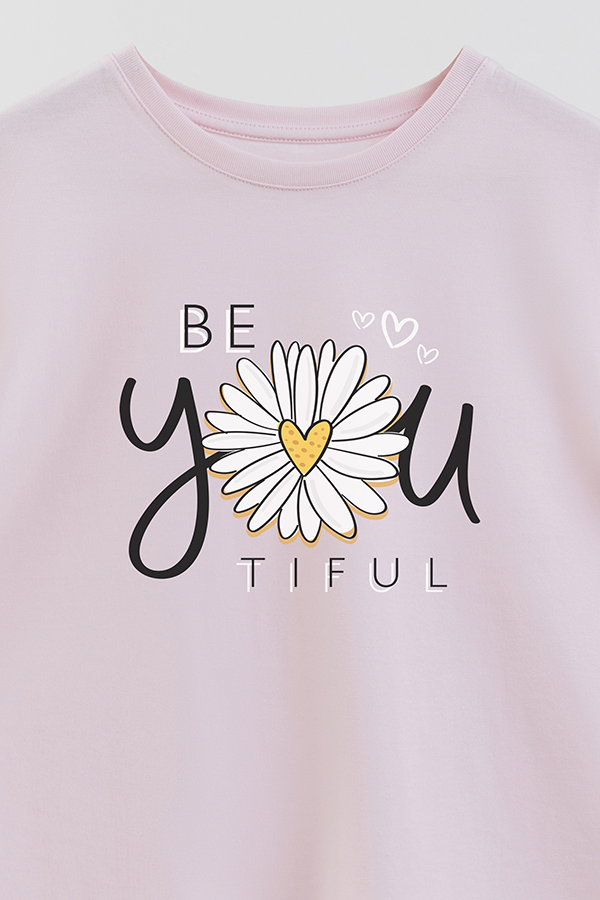 REMERA GIRL OVER BE YOU TIFUL