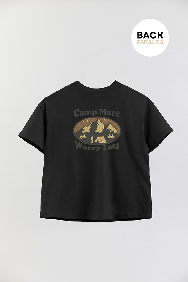 REMERA BOY OVER RETRO ADVENTURE CAMP